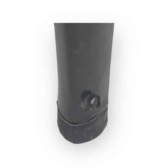 BCBG MaxAzria 𑁍 Shiny Patent Leather + Satin Pumps Carved Heels 𑁍 Cocoa 8.5 𑁍 - Picture 5 of 16